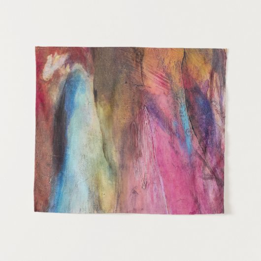 Fuchsia Expression Wandkleed (Voorkant (horizontaal))