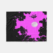 Fuchsia Faerie Night Fleece Deken (Voorkant (Horizontaal))