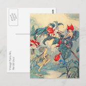  Fuchsia Fairies Briefkaart (Voorkant / Achterkant)