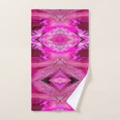 Fuchsia fantasy - abstract bad handdoek (Handdoek)