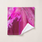 Fuchsia fantasy bad handdoek (Wasdoekje)