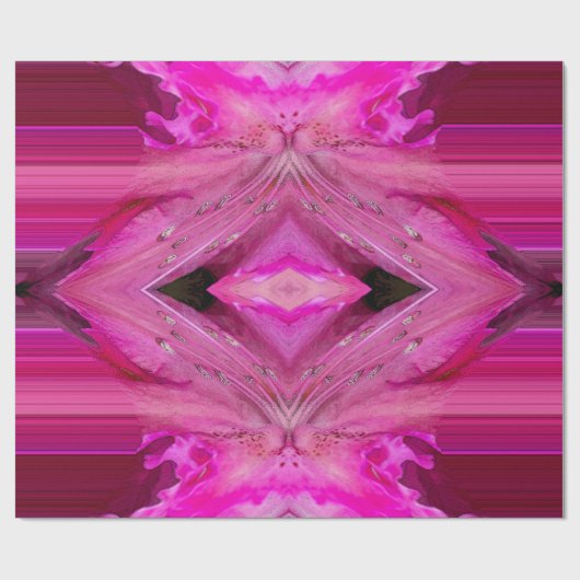 Fuchsia fantasy cadeaupapier (Vlak)