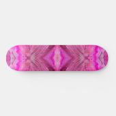 Fuchsia fantasy persoonlijk skateboard (Horizontaal)