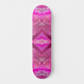 Fuchsia fantasy persoonlijk skateboard (Voorkant)