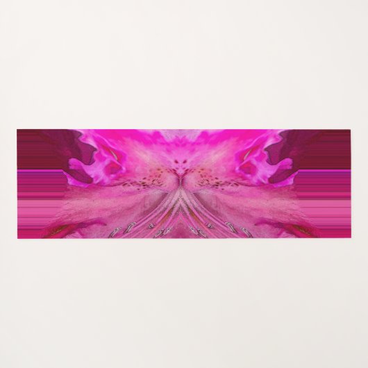 Fuchsia fantasy yogamat (Achterkant (horizontaal))