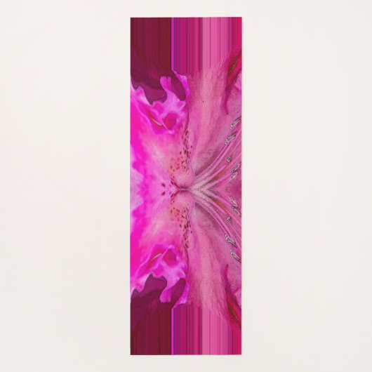 Fuchsia fantasy yogamat (Achterkant)