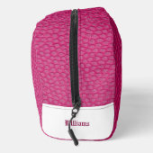 Fuchsia Faux toilettas Toilettasje (Rechts)