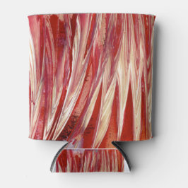 Fuchsia Feather Fringe Blikjeskoeler