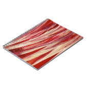 Fuchsia Feather Fringe Notitieboek (Linkerzijde)