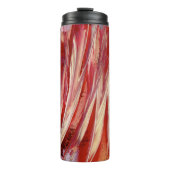 Fuchsia Feather Fringe Thermosbeker (Voorkant)