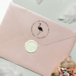 Fuchsia Flamingo | Aangepast retouradres Zelfinktende Stempel