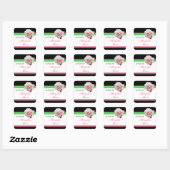 Fuchsia Flower Pink & Green Wedding Stickers (Vel)