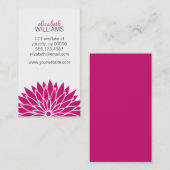 Fuchsia Flower Visitekaartje (Voorkant / Achterkant)