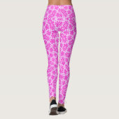 Fuchsia Flowers Leggings (Achterkant)