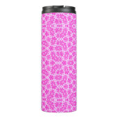 Fuchsia Flowers Thermosbeker (Achterkant)