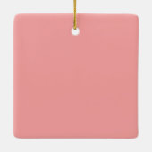 "Fuchsia Fusion" Abstract Zeelandschap Keramisch Ornament (Achterkant)