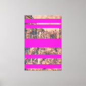 Fuchsia gemoderniseerde versie van St. James's Str Canvas Afdruk (Voorkant)