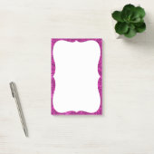 Fuchsia Glitter look Hot Pink Sparkle Print Post-it® Notes (Kantoor)