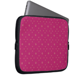 Fuchsia | Golden Zinnia Sun Laptop Sleeve