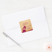 Fuchsia  Gramophone Stickers (Envelop)
