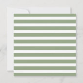 Fuchsia Green Floral Waterverf Wedding Kaart (Achterkant)