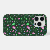 Fuchsia-Groen iPhone Hoesje (Achterkant horizontaal)