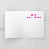 Fuchsia halloween landhuis kaart (Binnen)