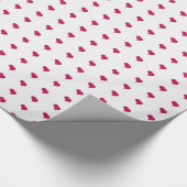 Fuchsia Hearts Cadeaupapier (Hoek)