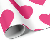 Fuchsia hekelt leugenachtige cadeaupapier (Rol Hoek)