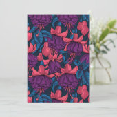 Fuchsia in blauw en paars (Staand voorkant)
