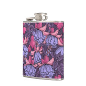 Fuchsia in roze en violet heupfles (Links)