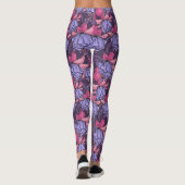 Fuchsia in roze en violet leggings (Achterkant)