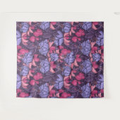 Fuchsia in roze en violet wandkleed (Voorkant (horizontaal))