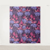 Fuchsia in roze en violet wandkleed (Voorkant)