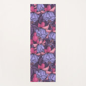 Fuchsia in roze en violet yogamat (Voorkant)