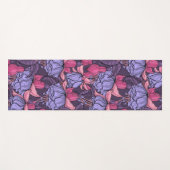 Fuchsia in roze en violet yogamat (Voorkant (horizontaal))