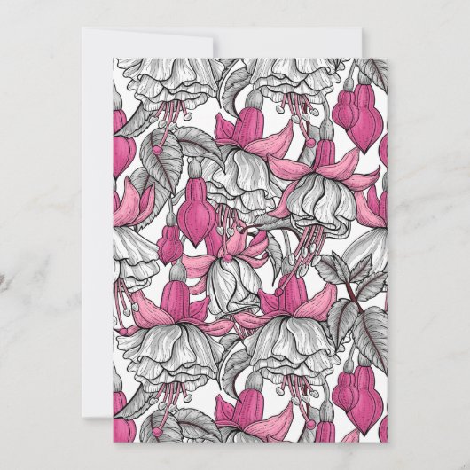 Fuchsia in wit en roze (Voorkant)