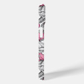 Fuchsia in wit en roze Case-Mate iPhone case (Achterkant / Rechts)