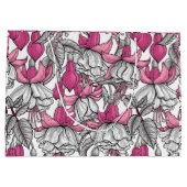 Fuchsia in wit en roze groot cadeauzakje (Achterkant)