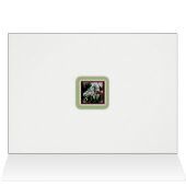 Fuchsia-kerstWenskaart - rood (Binnen Horizontaal (Boven))