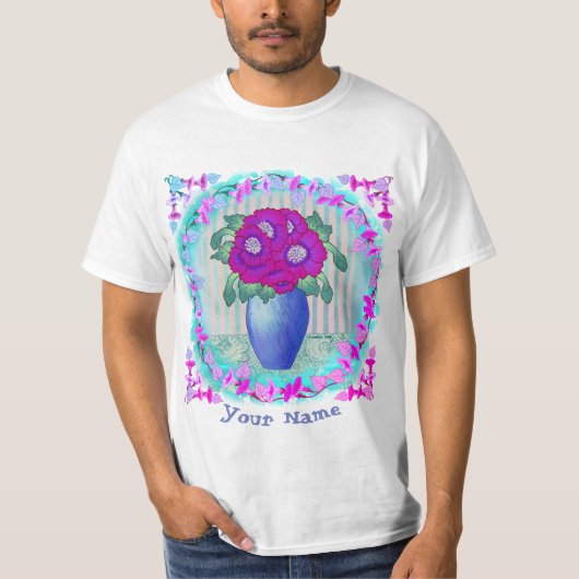 Fuchsia Klaproos T-shirt (Voorkant)