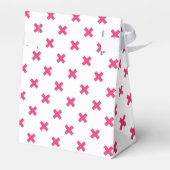 Fuchsia kruisstift wit bedankdoosjes (Achterkant)