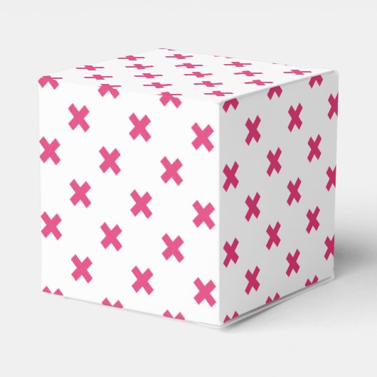 Fuchsia kruisstift wit bedankdoosjes (Achterkant)