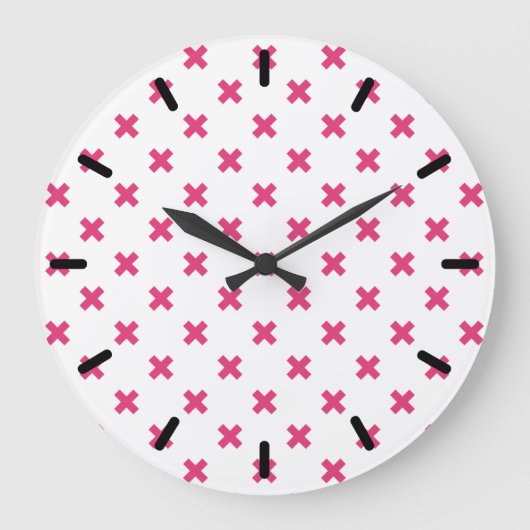 Fuchsia kruisstift wit grote klok (Voorkant)