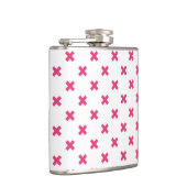 Fuchsia kruisstift wit heupfles (Rechts)