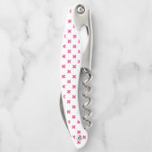 Fuchsia kruisstift wit kurkentrekker (Achterkant)