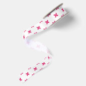 Fuchsia kruisstift wit satijnen lint (Achterkant)