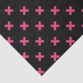 Fuchsia kruisstift zwart tissuepapier (Detail)