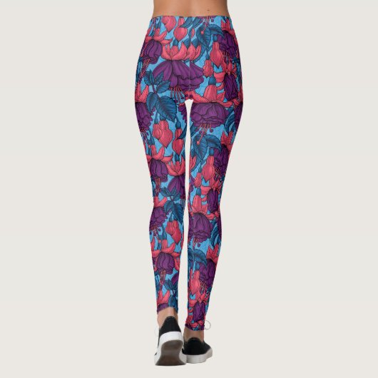 Fuchsia Leggings (Achterkant)
