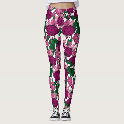 Fuchsia Leggings (Voorkant)